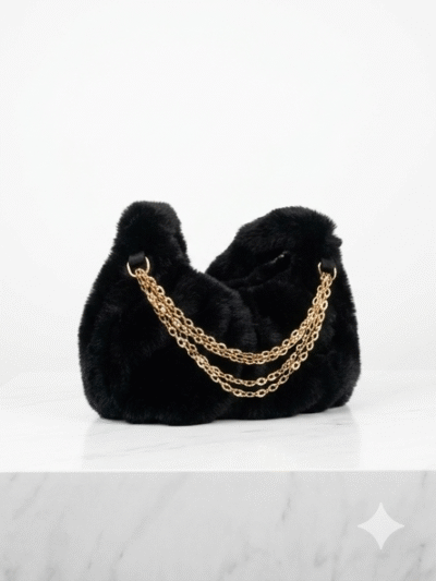 Cartera Cadena Dorada