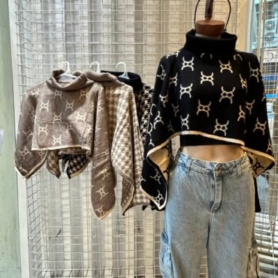 Poncho frisado