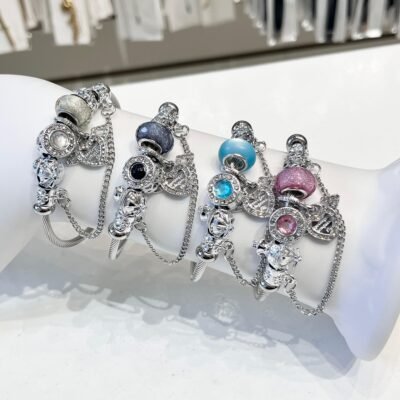 Pulsera Pandora Plateada Cadena