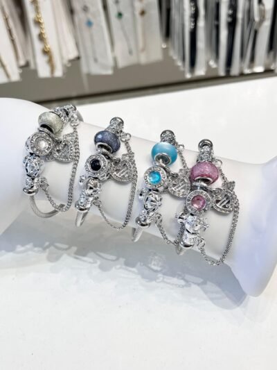 Pulsera Pandora Plateada Cadena