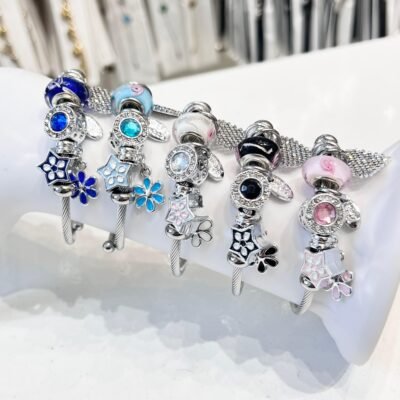 Pulsera Pandora Plata Corazón Red