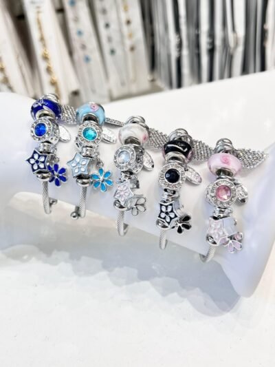 Pulsera Pandora Plata Corazón Red