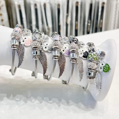 Pulsera Pandora Plata Búho Hoja