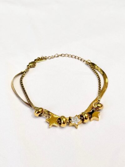 Pulsera Dorada Mini Estrella