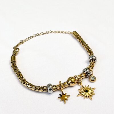 Pulsera Dorada Estrella