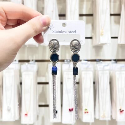 Aros Plata Romanos Tassel