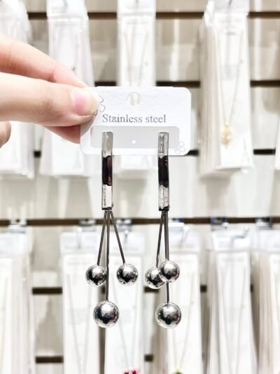 Aros Plata Drop