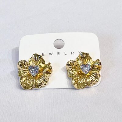 Aros Dorados Flores