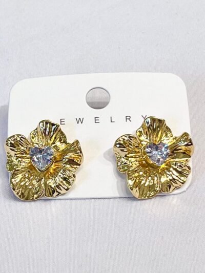 Aros Dorados Flores