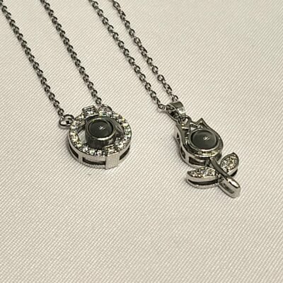 Collar 100 idiomas de " te amo "