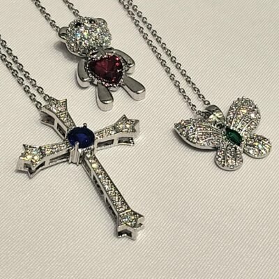 Collar Surtidos Diamantes de colores