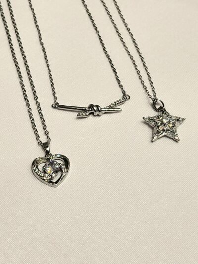 Collar Surtido Acero Destellos
