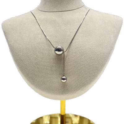 Collar Acero Bola y Cadena