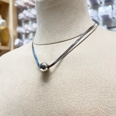 Collar Acero Circulo