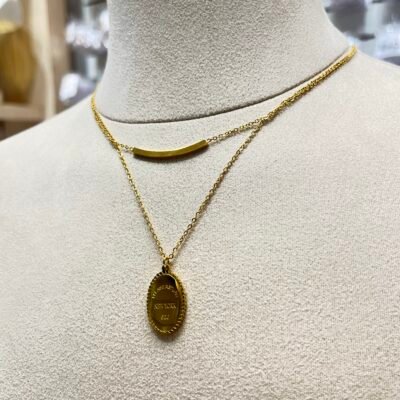 Collar Titanium Moneda