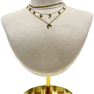 Collar Titanium Estrellas