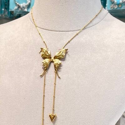 Collar Titanium Mariposa