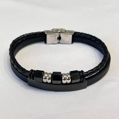 Pulsera Cuero Black