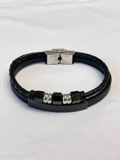 Pulsera Cuero Black