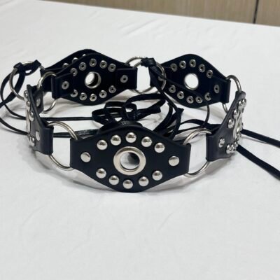 Cinturon Cuero Argollas