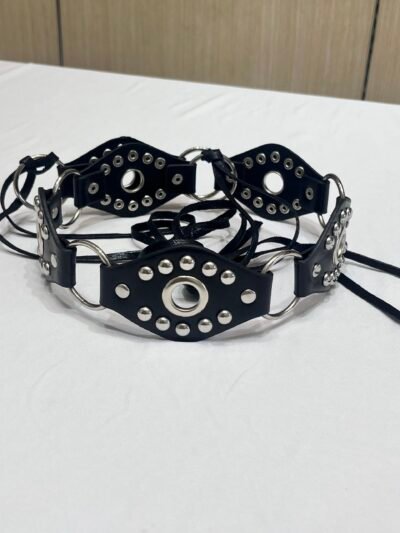 Cinturon Cuero Argollas