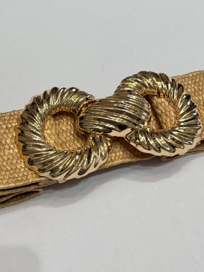 Cinturon Rafia Trenzado