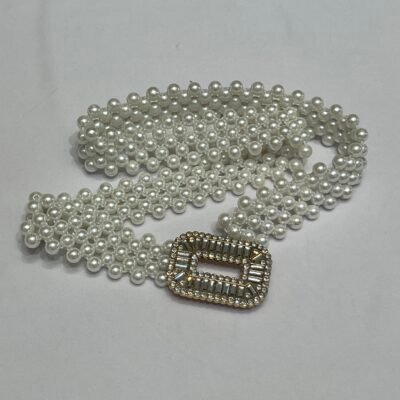 Cinturon Perlas Cuadrado