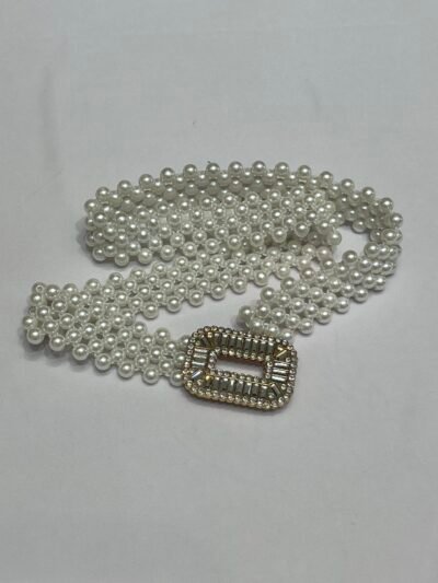 Cinturon Perlas Cuadrado