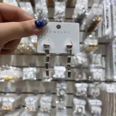 Aros Plateados Rectos