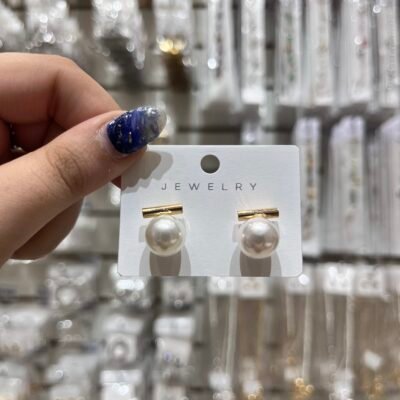 Aros Dorados Pequeña Perla