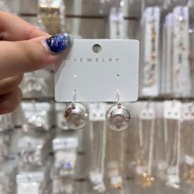 Aros Plateados Circulares