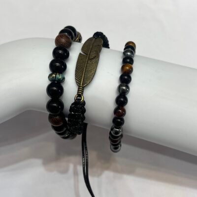 Pulceras Pack x3 Plumas