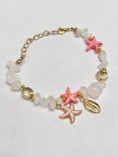 Pulsera Cuencas Mar Rosa Estrella