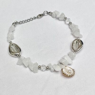 Pulsera Cuencas Mar Plateado