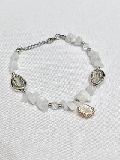 Pulsera Cuencas Mar Plateado