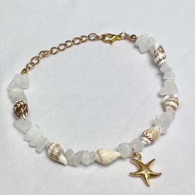 Pulsera Cuencas Mar Blanca Estrella