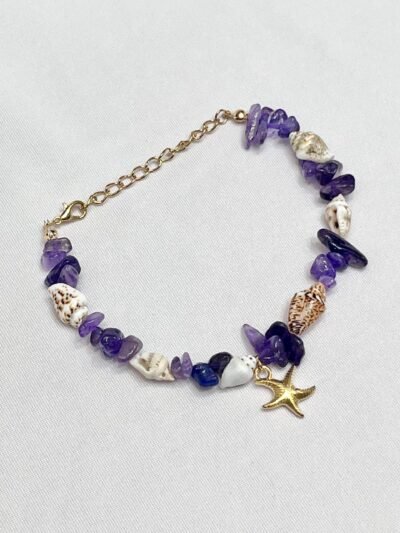 Pulsera Cuencas Mar Violeta Estrella