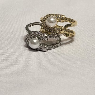 Anillo Clip Perla