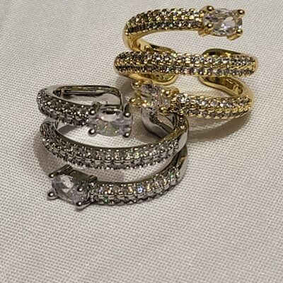 Anillo Espiral de Cristales