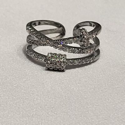 V25 09 Anillo Nudos Cristales