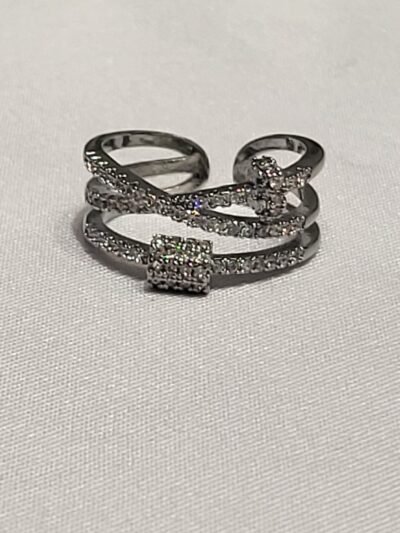 V25 09 Anillo Nudos Cristales