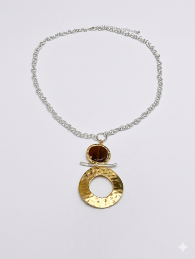 Collar Largo cadena Circular