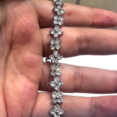 Pulsera Diamante Flor