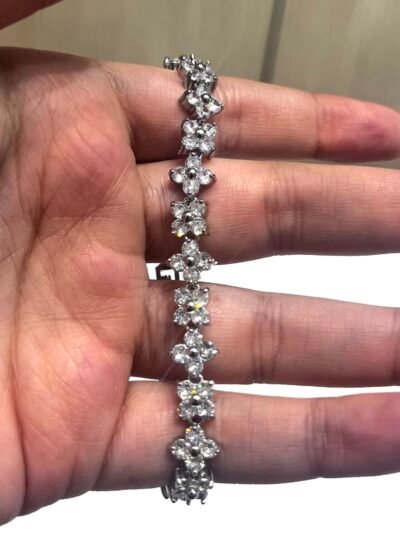 Pulsera Diamante Flor