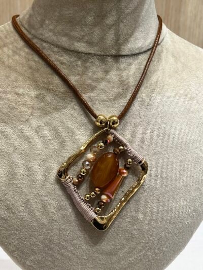 Collar Canutilos Marron