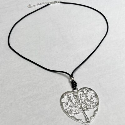 Collar largo Arbol de la vida Corazon