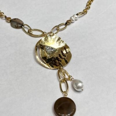 Collar Largo Dorado Play