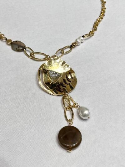 Collar Largo Dorado Play