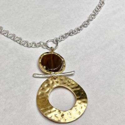 Collar Largo cadena Circular