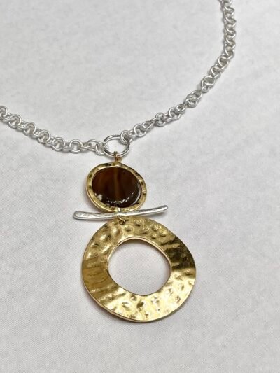 Collar Largo cadena Circular